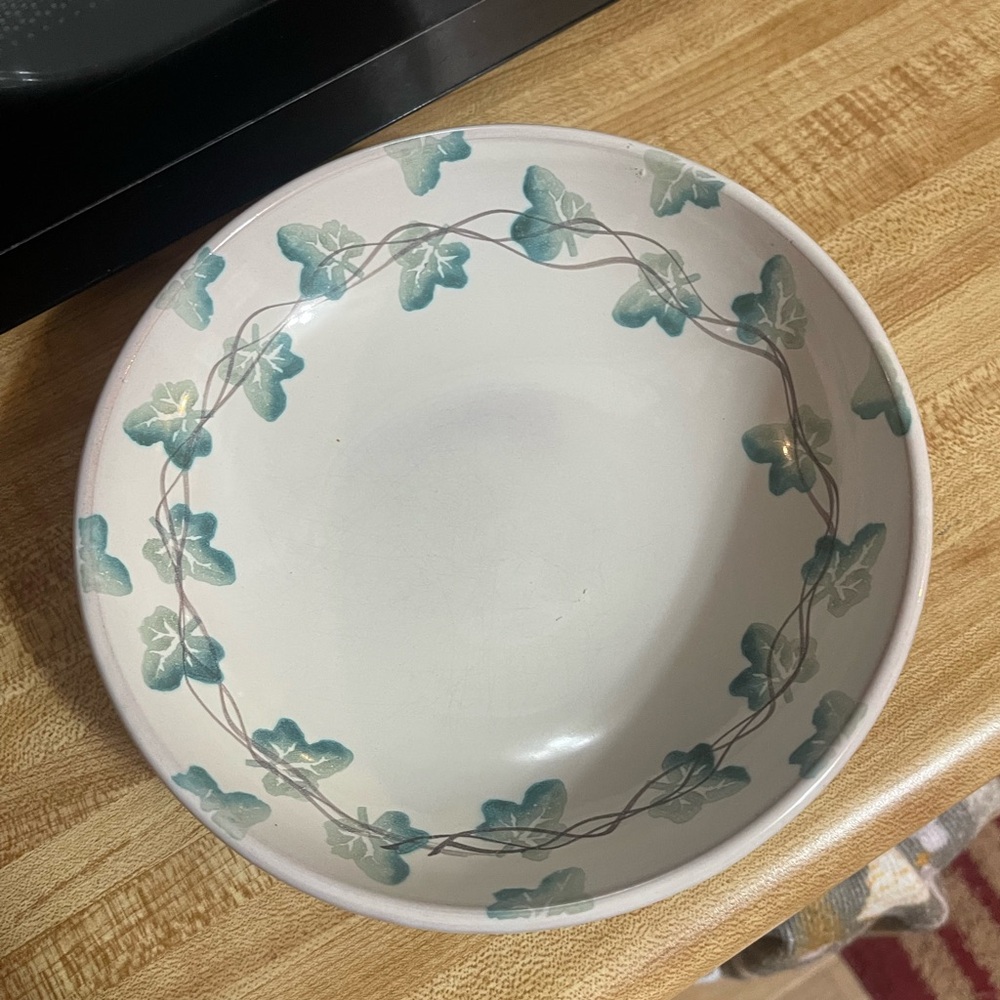 Nicola  Fine Tableware Greenwood Ivy /Bowl/Vintage Porcelain